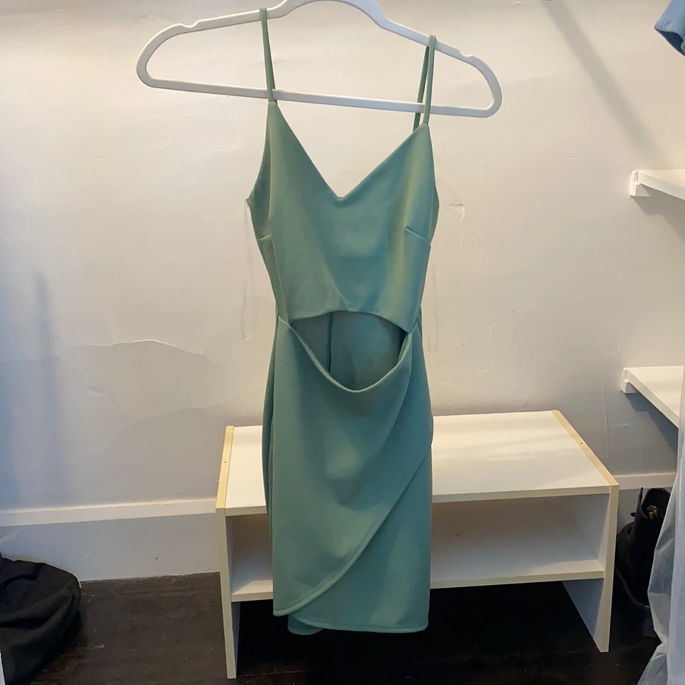 Green boutique dress